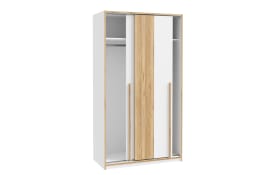 Kleiderschrank Smart Room, Eiche-Nachbildung/weiß