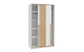 Kleiderschrank Smart Room, Eiche-Nachbildung/weiß