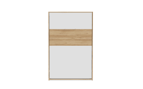 Multifunktionsbett Smart Room, Eiche-Nachbildung/weiß, 137,4 x 215 cm