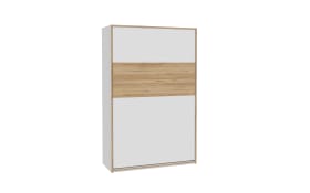 Multifunktionsbett Smart Room, Eiche-Nachbildung/weiß, 137,4 x 215 cm