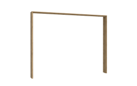 Passepartout Narago, Mauvelle Eiche-Nachbildung, 279,4 x 214,4 cm