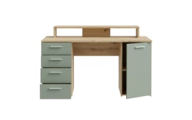 Schreibtisch Net106, Artisan Eiche Nachbildung/salbei
