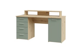 Schreibtisch Net106, Artisan Eiche Nachbildung/salbei
