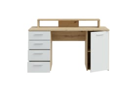 Schreibtisch Net106, Artisan Eiche Nachbildung/hellgrau