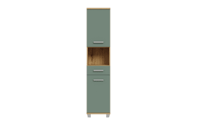Hochschrank Veris, Artisan Eiche-Nachbildung/salbeifarbig