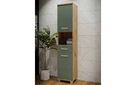 Hochschrank Veris, Artisan Eiche-Nachbildung/salbeifarbig
