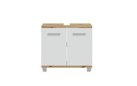 Waschbeckenunterschrank Veris, Artisan Eiche-Nachbildung/grau