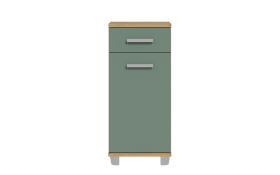Midischrank Veris, Artisan Eiche-Nachbildung/salbeifarbig