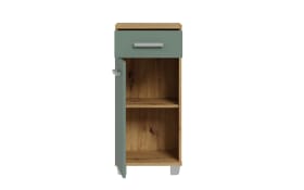 Midischrank Veris, Artisan Eiche-Nachbildung/salbeifarbig