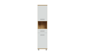 Hochschrank Veris, Artisan Eiche-Nachbildung/grau