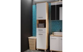 Hochschrank Veris, Artisan Eiche-Nachbildung/grau
