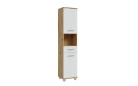 Hochschrank Veris, Artisan Eiche-Nachbildung/grau