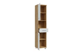 Hochschrank Veris, Artisan Eiche-Nachbildung/grau