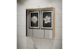 Spiegelschrank Veris, Artisan Eiche-Nachbildung/salbeifarbig