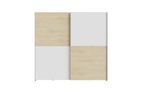 Kleiderschrank Schach&matt, Puccini Eiche-Nachbildung/weiß, 200,1 x 190,5 cm