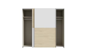 Kleiderschrank Schach&matt, Puccini Eiche-Nachbildung/weiß, 200,1 x 190,5 cm