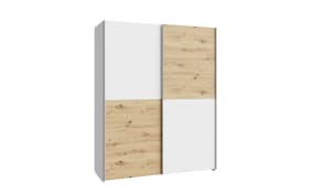 Kleiderschrank Schach&matt, Artisan Eiche-Nachbildung/weiß, 150,1 x 190,5 cm