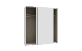 Kleiderschrank Schach&matt, weiß, 170,3 x 190,5 cm