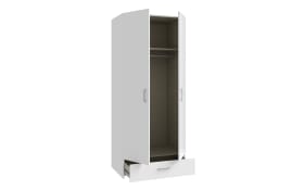 Kleiderschrank Econobox, weiß, 79,7 x 190,5 cm