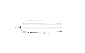 Einlegeböden Econobox, grau, 76,7 x 42 cm, 3er Set