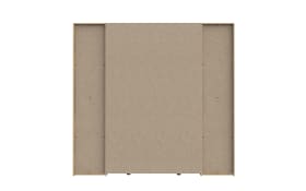 Kleiderschrank Kalixtus, Old Wood-Nachbildung/Beton-Nachbildung, 200 x 190,5 cm