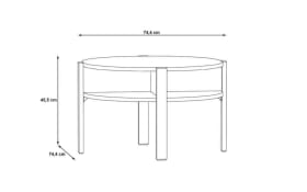 Couchtisch Tobago, salbei