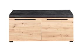 Garderobenbank Sedeo, Artisan Eiche-Nachbildung/graphit