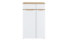 Mehrzweckschrank Clyde, Eiche-Nachbildung/weiß