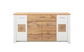 Sideboard Matera, weiß/Altholz-Nachbildung