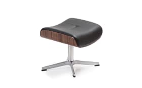 Hocker Timeout, schwarz/Walnuss