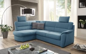 Wohnlandschaft Pandora, azure, Ottomane links