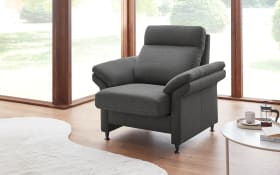 Polstergarnitur TS 101, anthrazit, inkl. Sessel