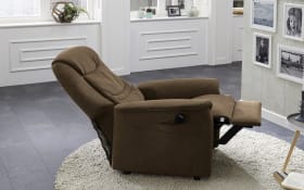 Leder-Fernsehsessel  HU-RV15024, braun, inkl. Funktionen