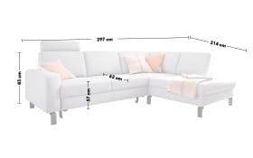 Wohnlandschaft Calama Move, light blue