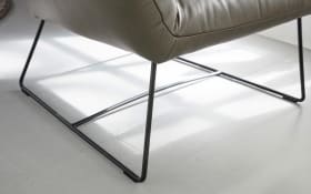 Leder Sessel Barna, grau
