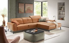 Wohnlandschaft Santo, cognac