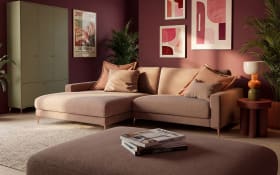 Ecksofa Ulma 2.0, rosa