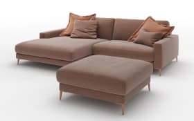 Ecksofa Ulma 2.0, rosa