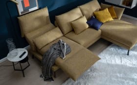 Wohnlandschaft Spin, gelb, inkl. Funktionen