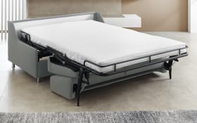 Schlafsofa Lina, mint, 140 x 200 cm, mit kappbaren Armlehnen