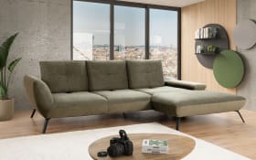 Wohnlandschaft Dover, olive,  Longchair rechts
