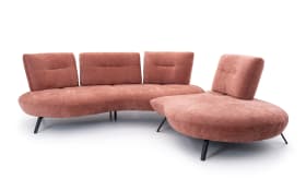 Wohnlandschaft Curve, marsala