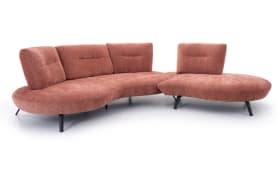 Wohnlandschaft Curve, marsala