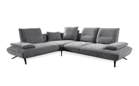 Wohnlandschaft Tacoma, stahlfarbig, inkl. Schwenkrücken