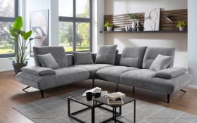 Wohnlandschaft Tacoma, stahlfarbig, inkl. Schwenkrücken