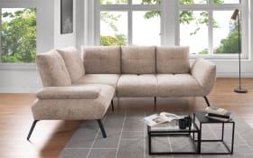 Ecksofa Dover Plus, braun, inkl. Armteilverstellung