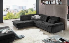 Wohnlandschaft MP-XP19044, anthrazit, Anstellhocker links 