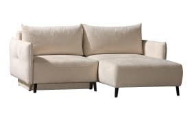 Eckschlafsofa Landon, beige, Liegefläche 135 x 200 cm