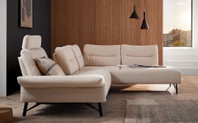 Wohnlandschaft Pelippa, beige, inkl. Funktionen