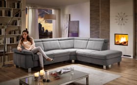 Ecksofa Lava, grau